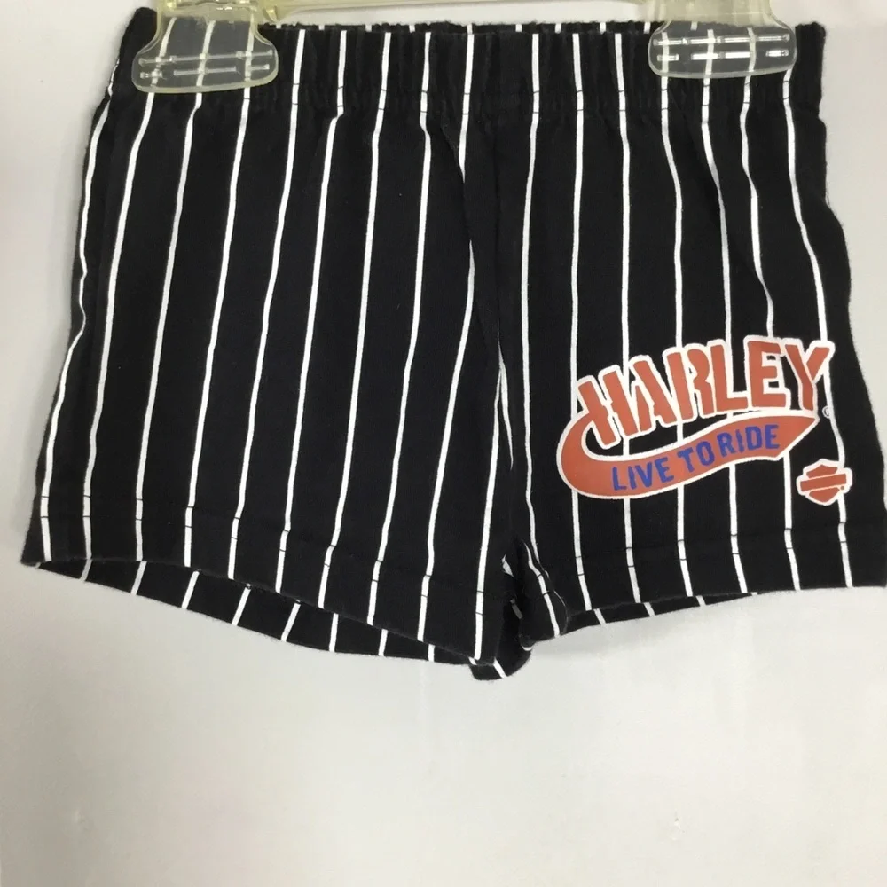 Harley Davidson Baby Boy 12  Months  Short Sleeve Shorts Shirt Outfit
